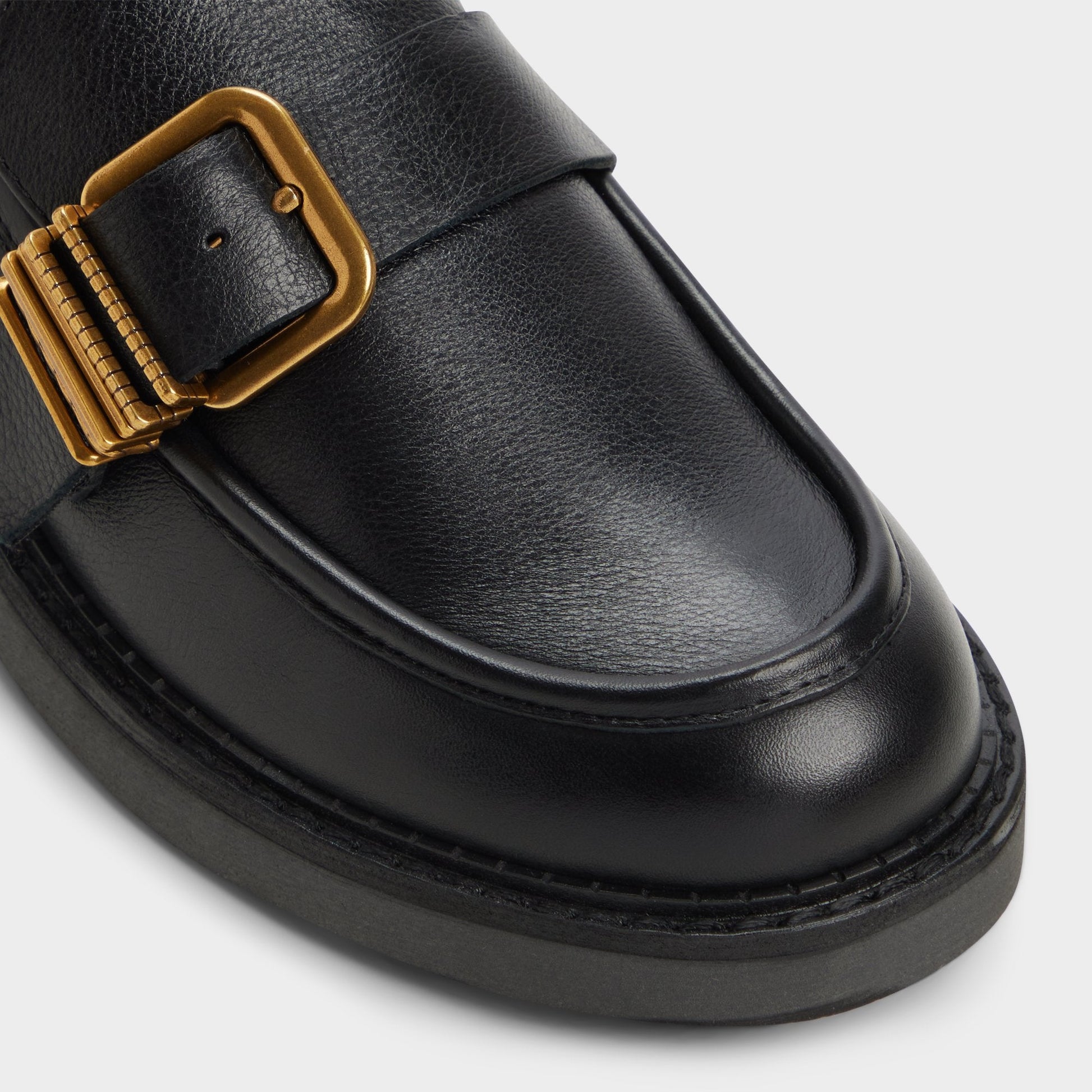 Kalya in Black - Loafer, Block heel - Black