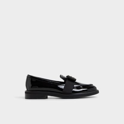 Bissom in Black - Loafer, Block heel - Black