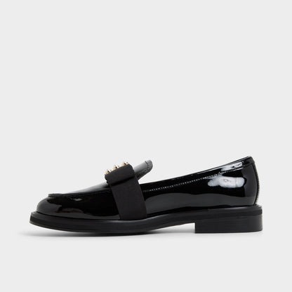Bissom in Black - Loafer, Block heel - Black