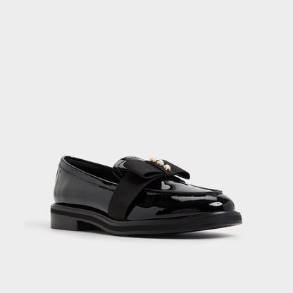 Bissom in Black - Loafer, Block heel - Black
