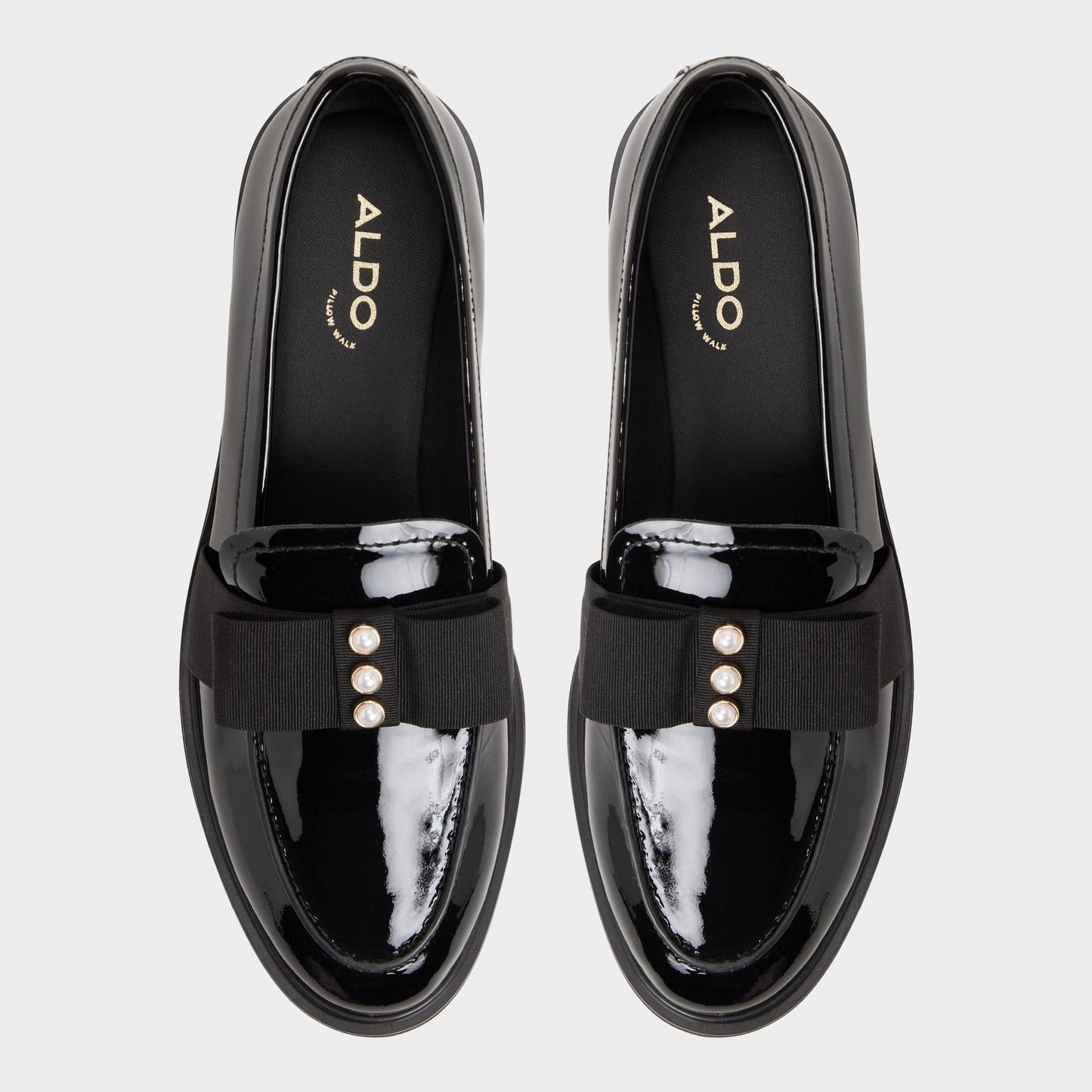 Bissom in Black - Loafer, Block heel - Black