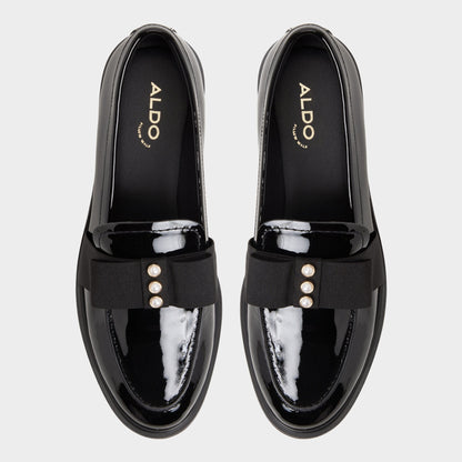 Bissom in Black - Loafer, Block heel - Black