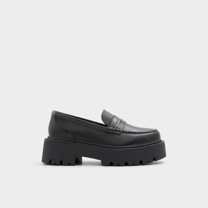 Cadaycia Black Women's Loafers & Oxfords - Loafer, Lug sole - Black