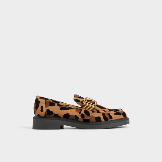 Kalya in Brown Multi - Loafer, Block heel - Brown Multi