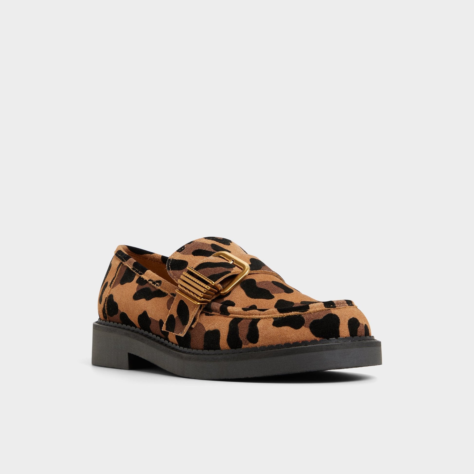 Kalya in Brown Multi - Loafer, Block heel - Brown Multi