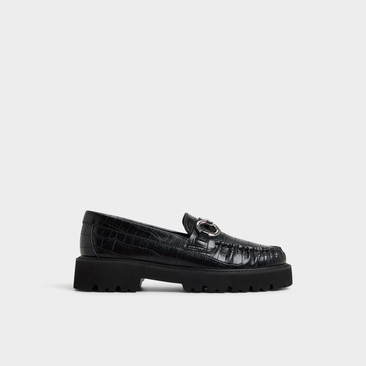 Danrose Black Women's Loafers & Oxfords - Loafer, Lug sole - Black