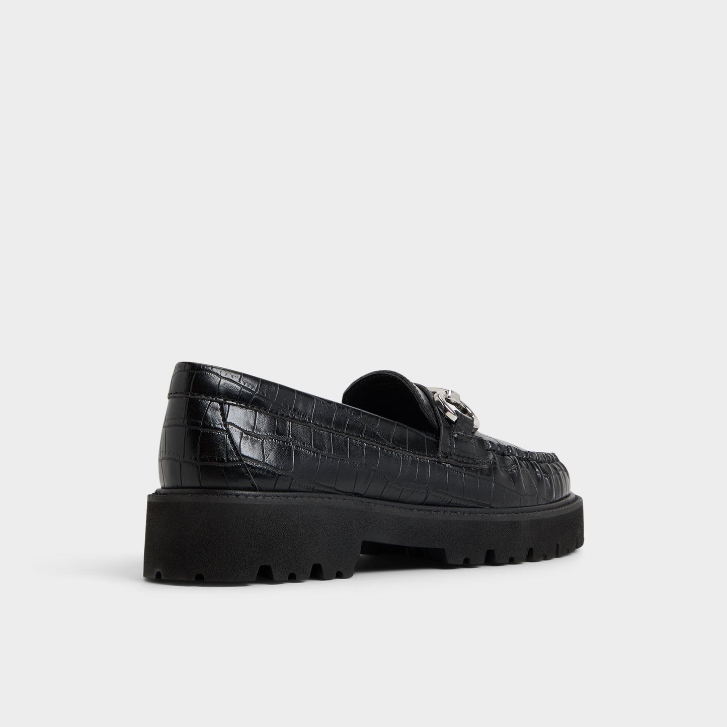 Danrose Black Women's Loafers & Oxfords - Loafer, Lug sole - Black