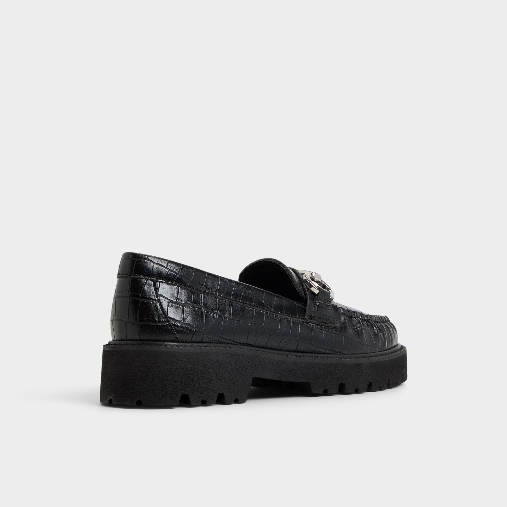 Danrose Black Women's Loafers & Oxfords - Loafer, Lug sole - Black