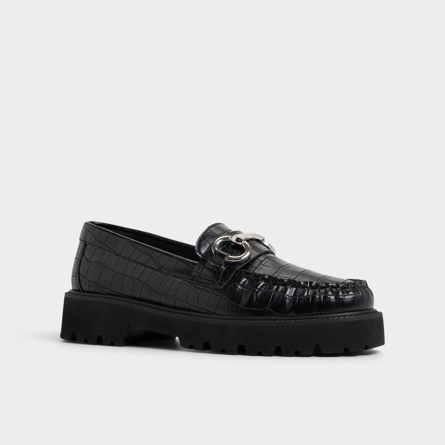 Danrose Black Women's Loafers & Oxfords - Loafer, Lug sole - Black