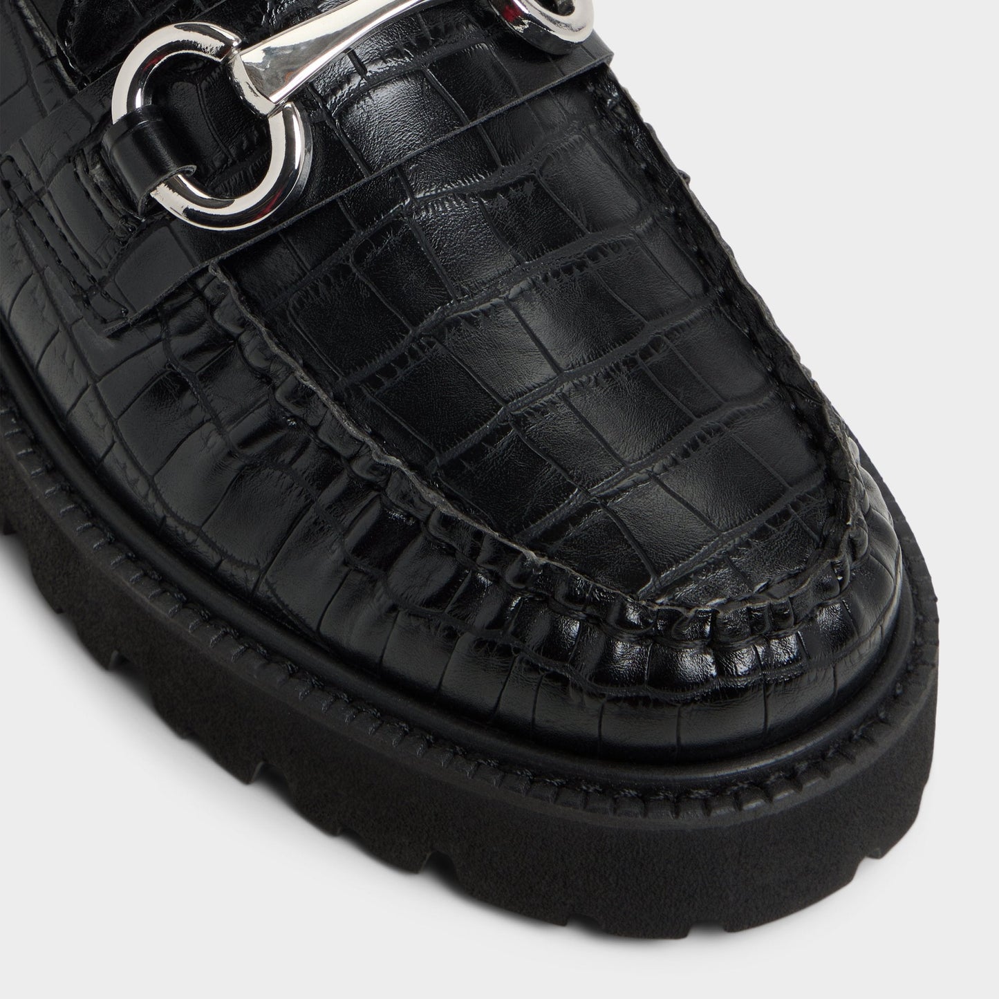 Danrose Black Women's Loafers & Oxfords - Loafer, Lug sole - Black