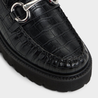 Danrose Black Women's Loafers & Oxfords - Loafer, Lug sole - Black