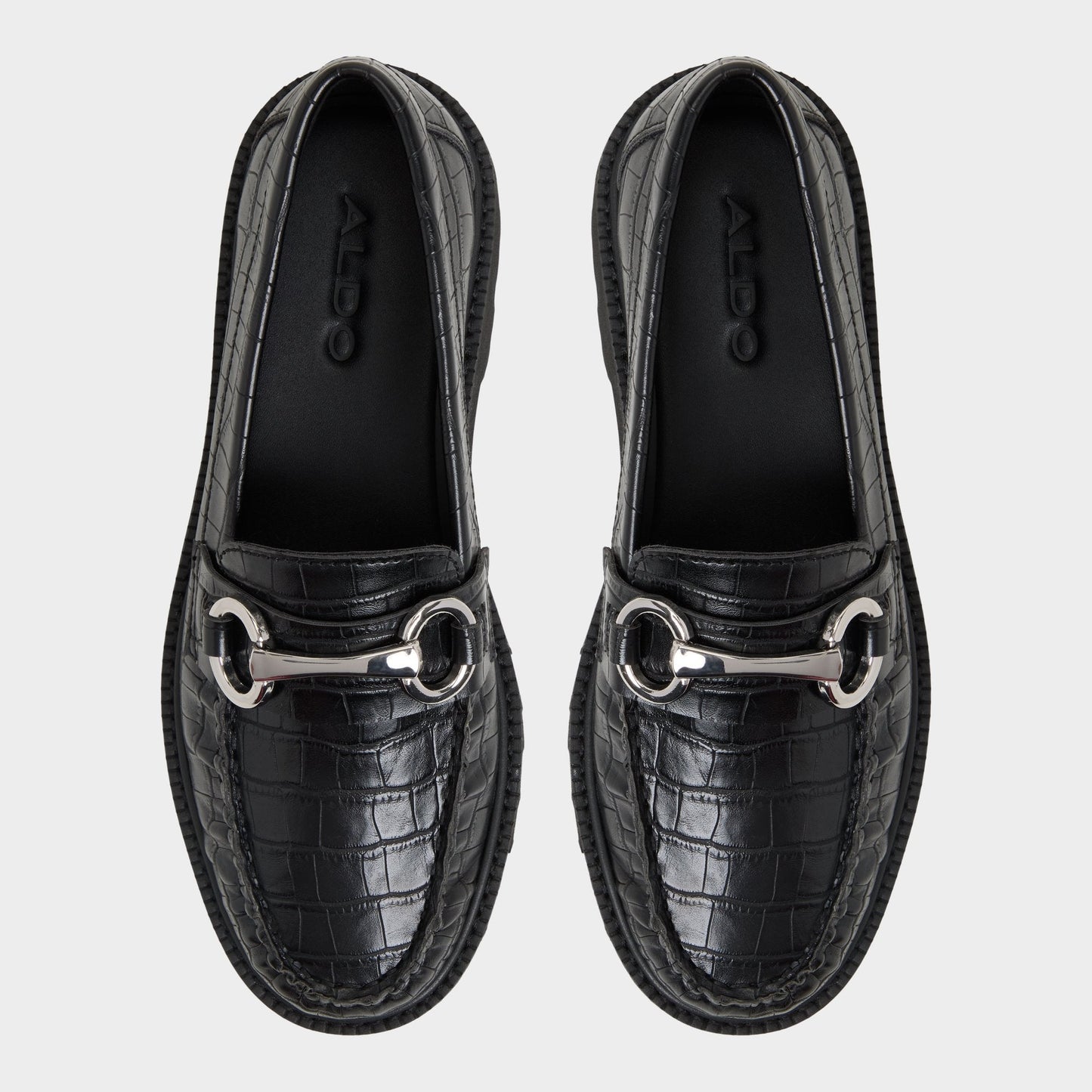 Danrose Black Women's Loafers & Oxfords - Loafer, Lug sole - Black