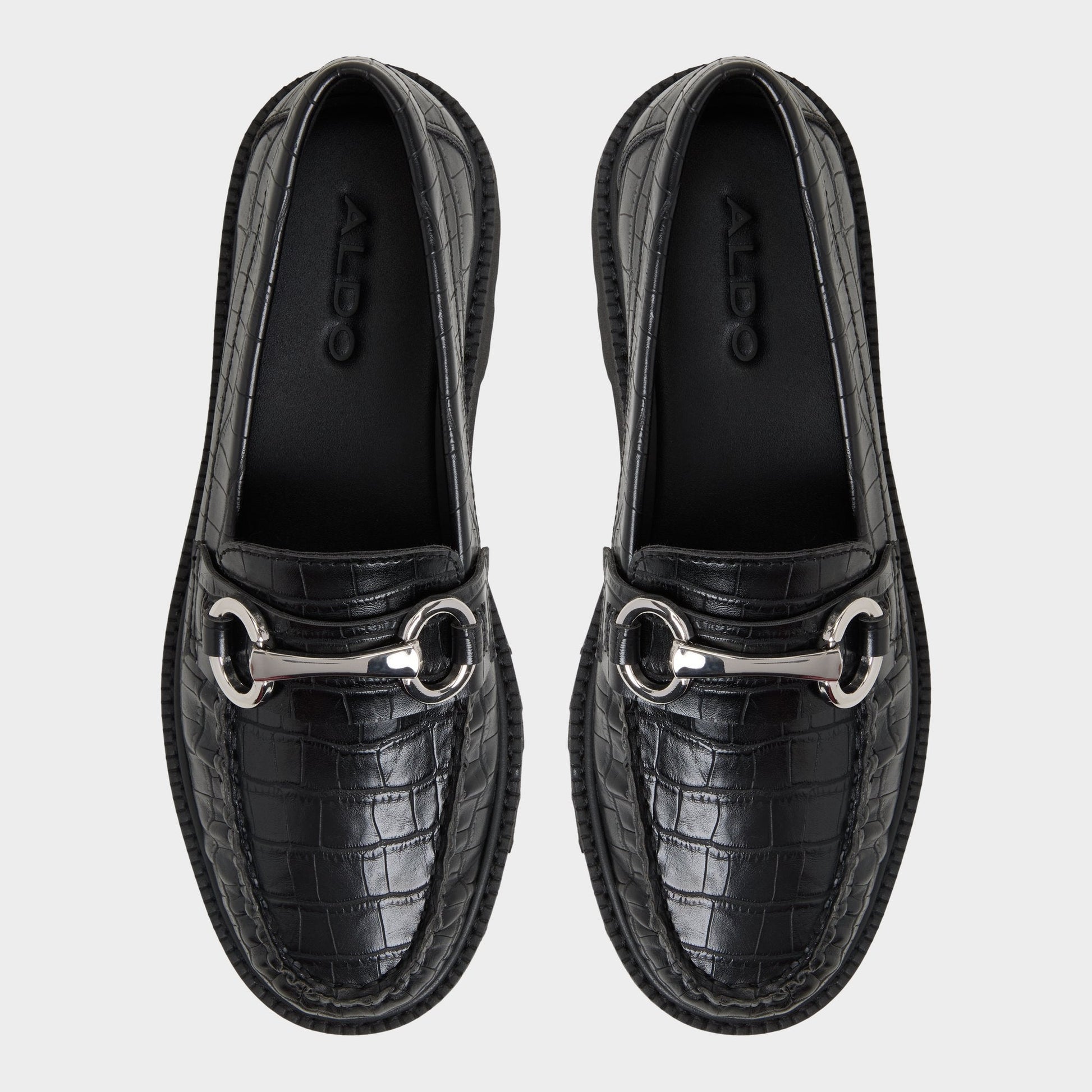 Danrose Black Women's Loafers & Oxfords - Loafer, Lug sole - Black
