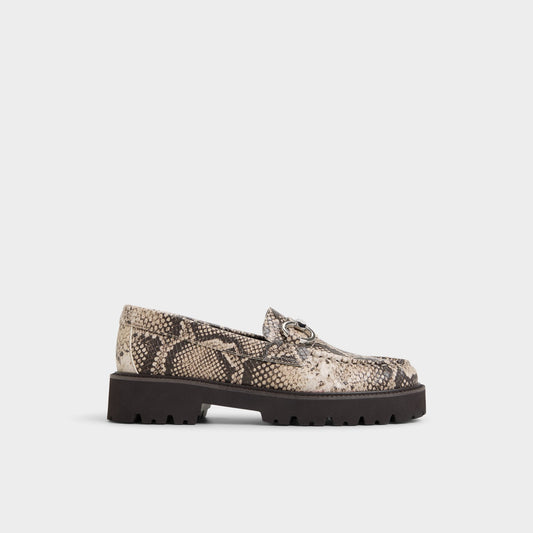 Danrose in Open Brown - Loafer, Lug sole - Open Brown
