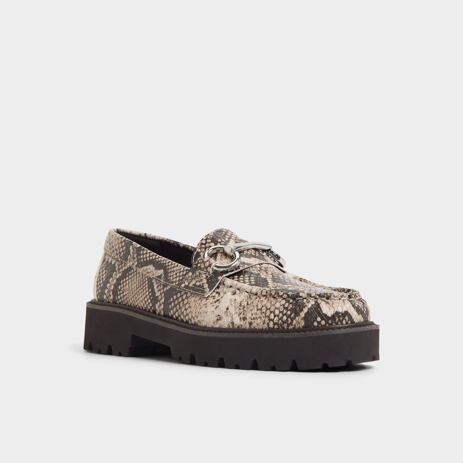 Danrose in Open Brown - Loafer, Lug sole - Open Brown