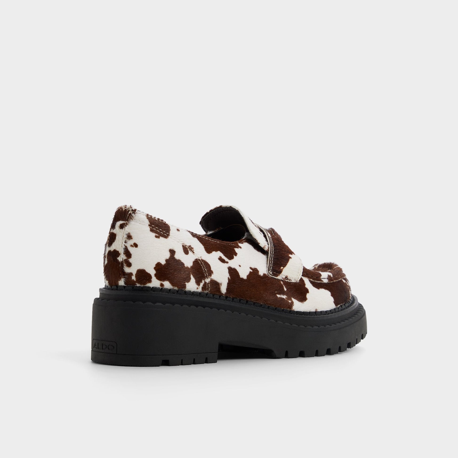 Miravelle in Open Brown - Loafer, Lug sole - Open brown