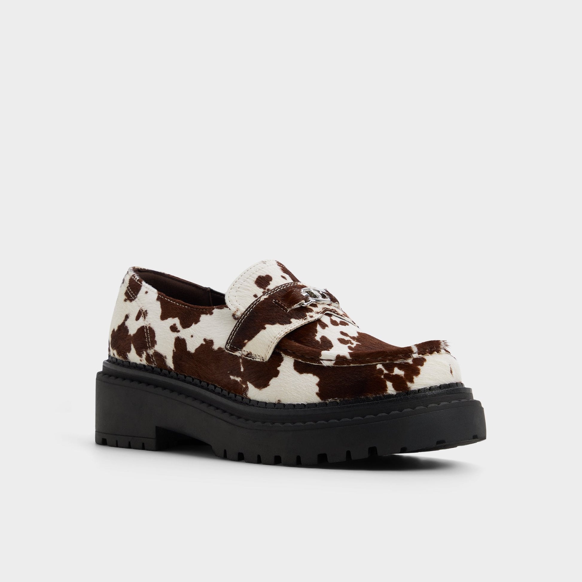Miravelle in Open Brown - Loafer, Lug sole - Open brown