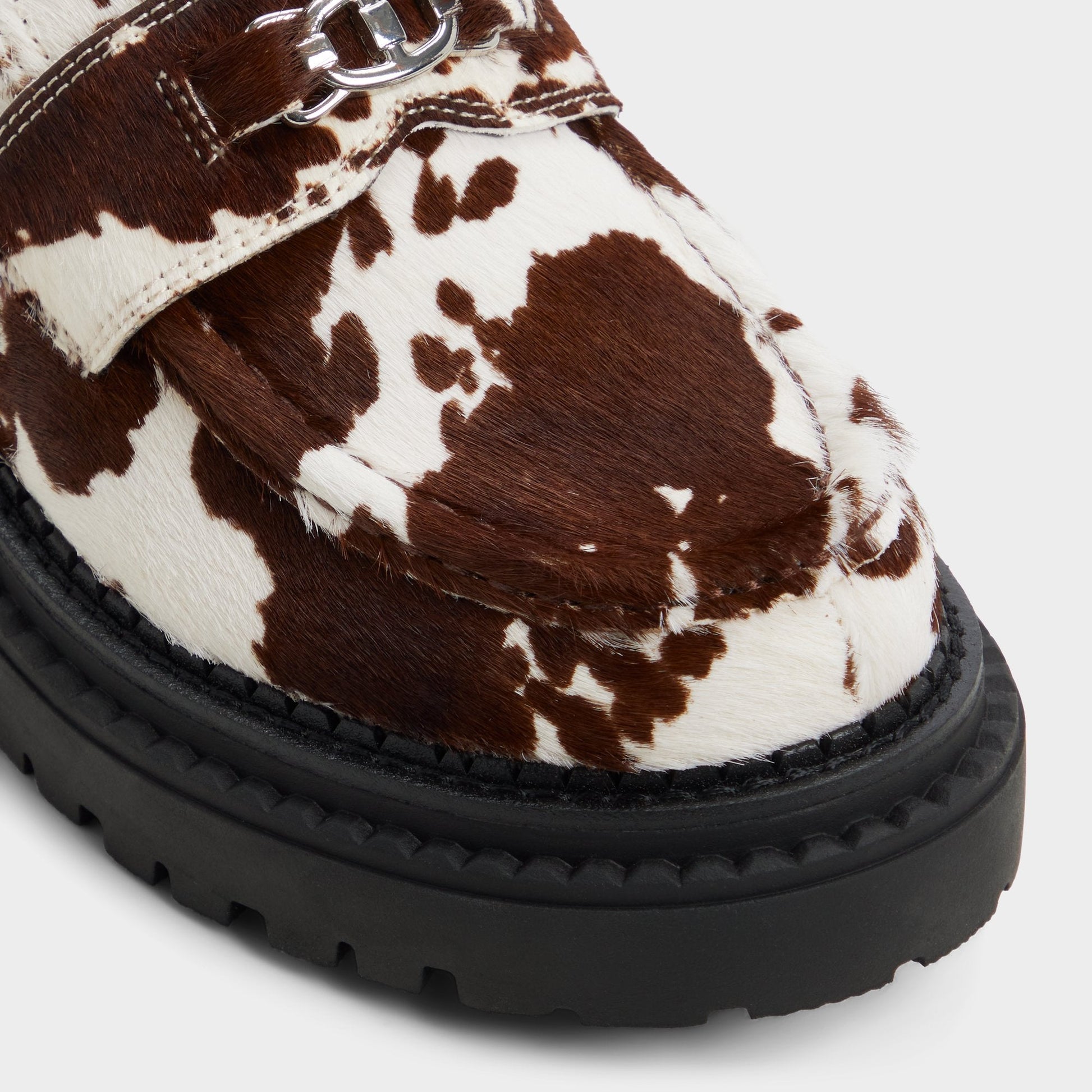 Miravelle in Open Brown - Loafer, Lug sole - Open brown