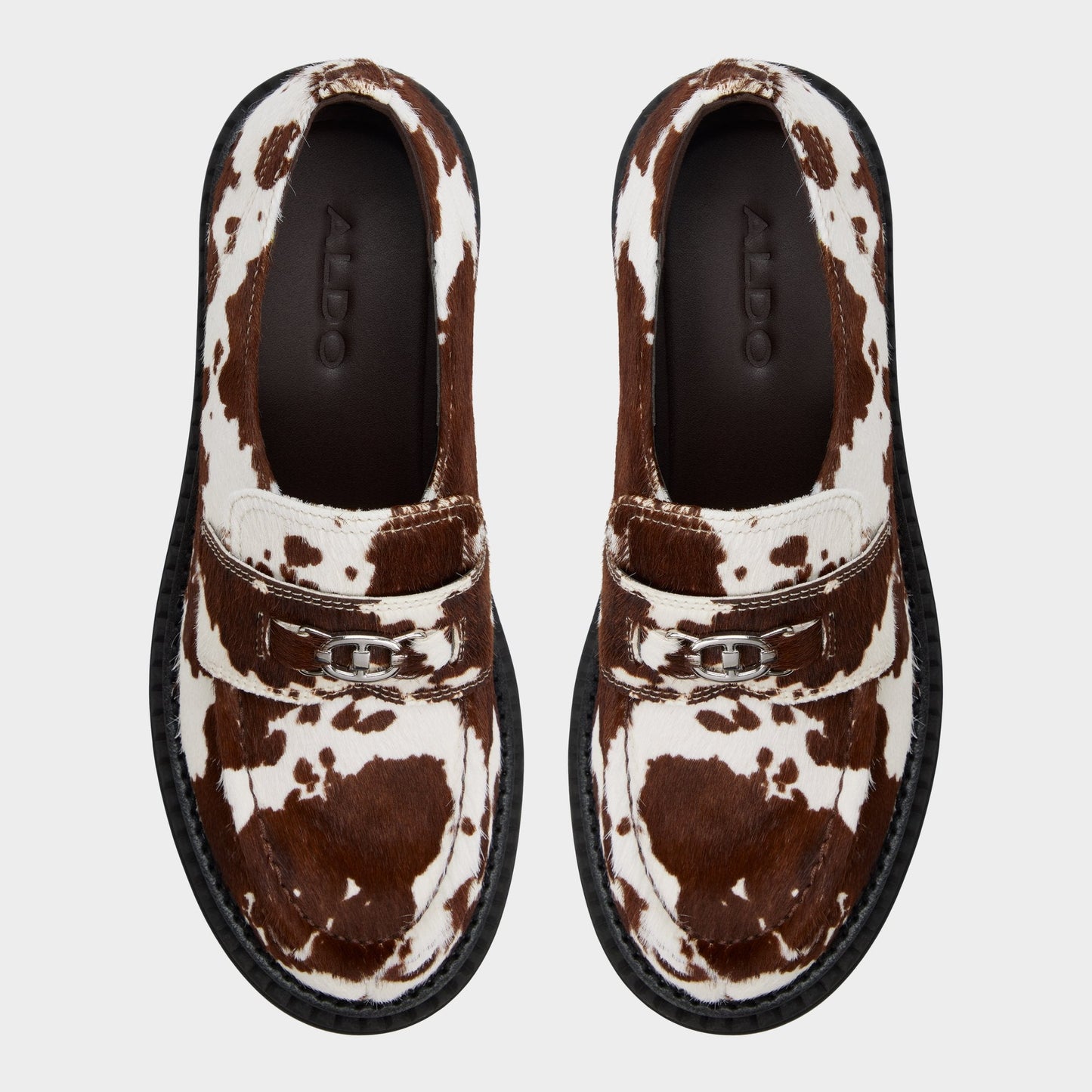 Miravelle in Open Brown - Loafer, Lug sole - Open brown