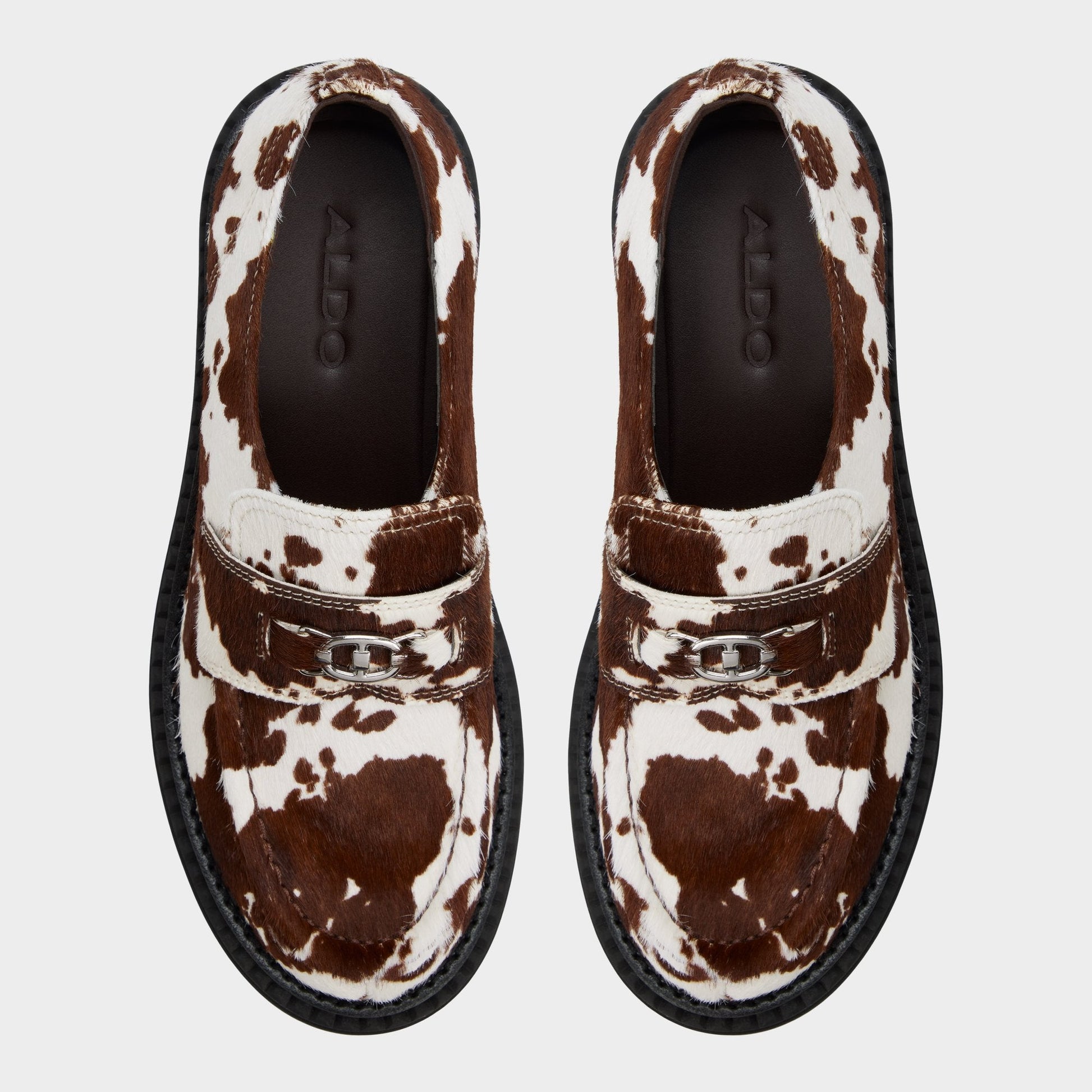 Miravelle in Open Brown - Loafer, Lug sole - Open brown