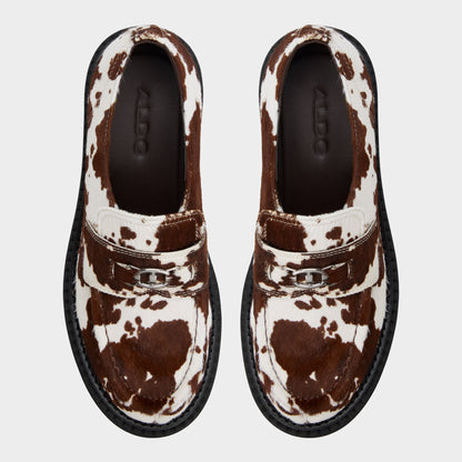 Miravelle in Open Brown - Loafer, Lug sole - Open brown
