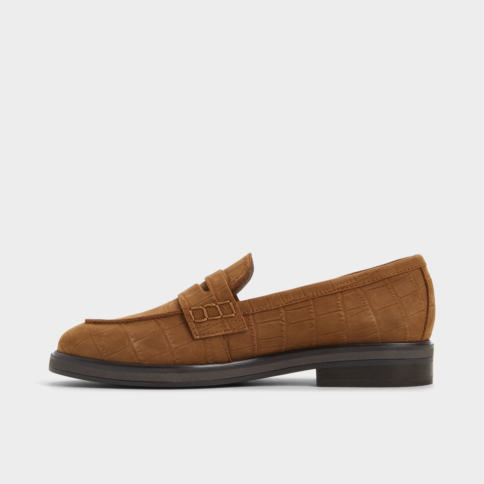 Lededanten Dark Brown Women's Loafers & Oxfords - Loafer, Block heel - Dark Brown
