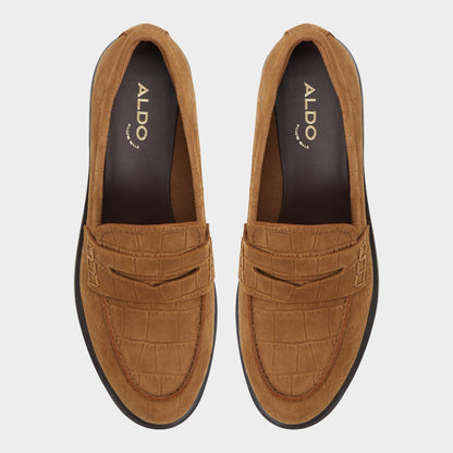 Lededanten Dark Brown Women's Loafers & Oxfords - Loafer, Block heel - Dark Brown