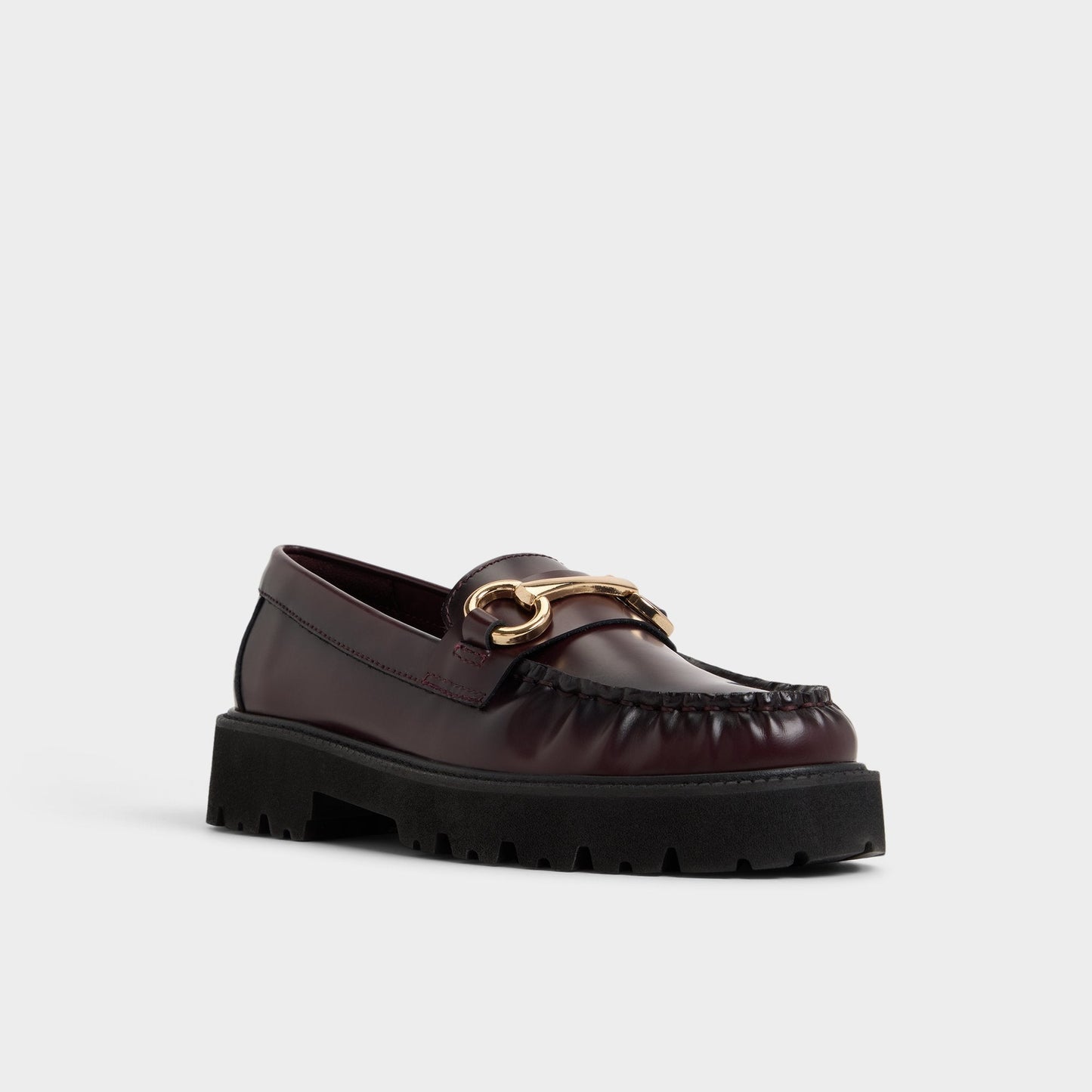 Danrose in Bordo - Loafer, Lug sole - Bordo