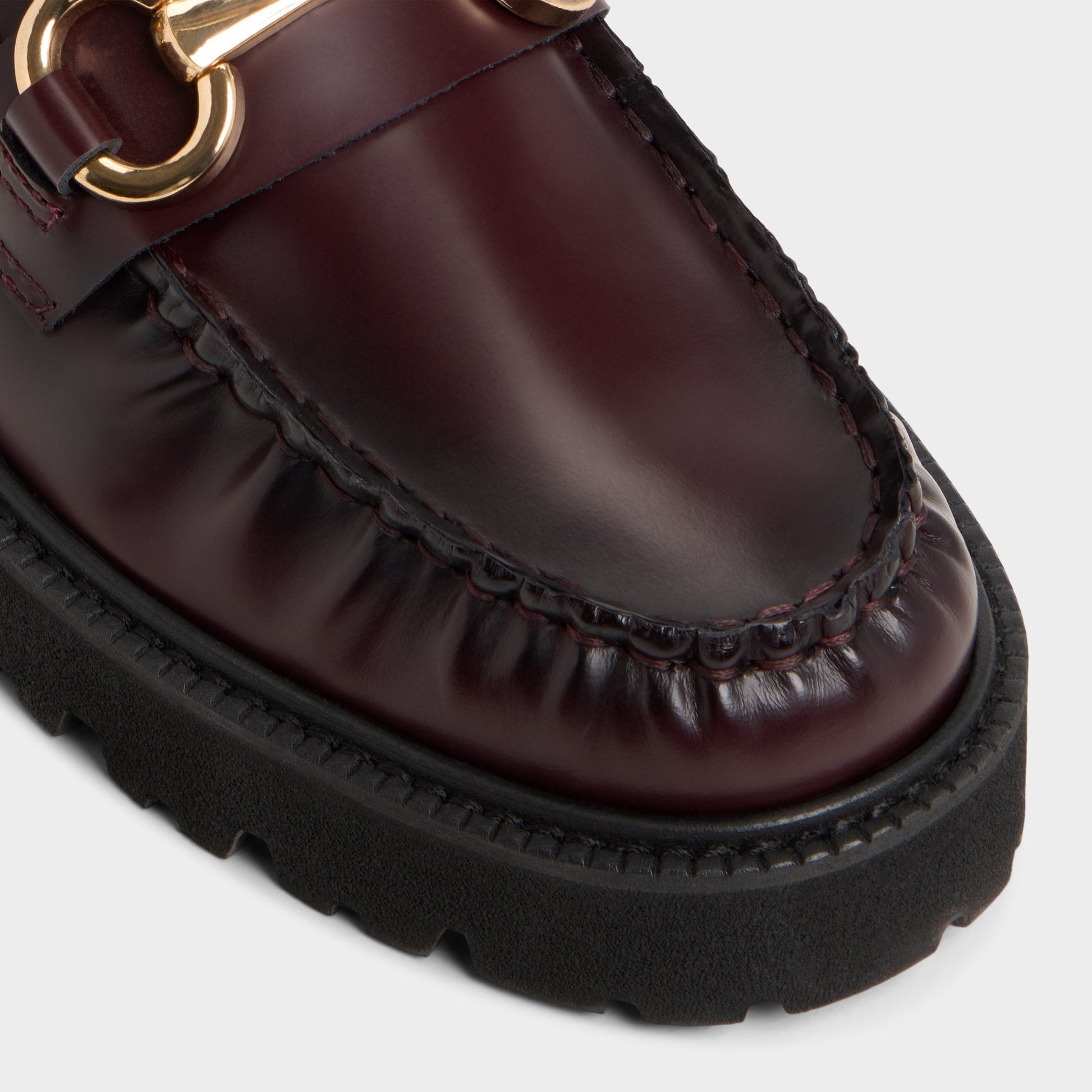 Danrose in Bordo - Loafer, Lug sole - Bordo