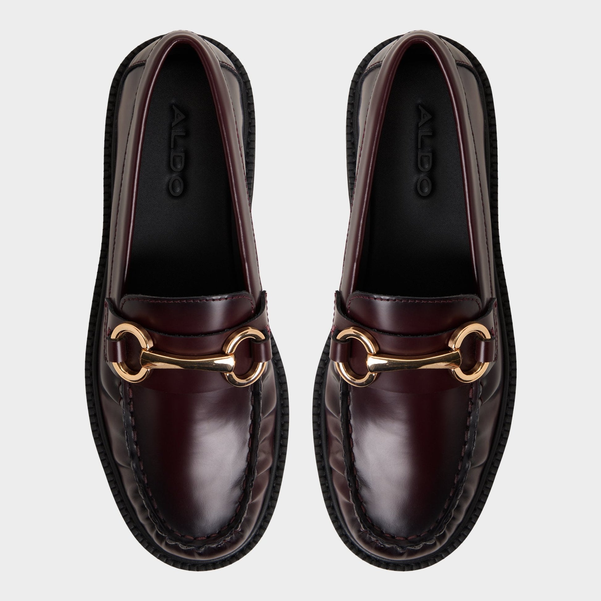 Danrose in Bordo - Loafer, Lug sole - Bordo