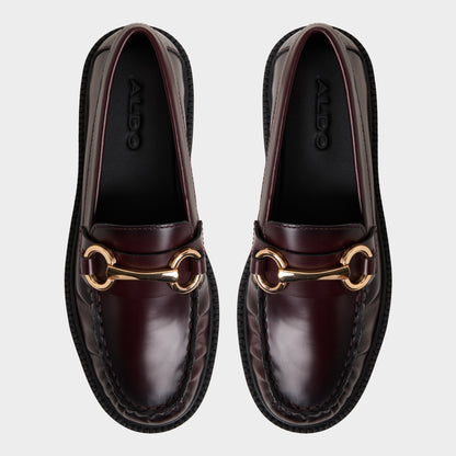 Danrose in Bordo - Loafer, Lug sole - Bordo