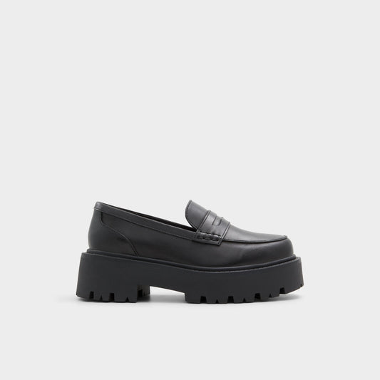 Cadaycia in Xt Black - Loafer, Lug sole - Black