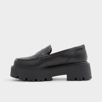 Cadaycia in Xt Black - Loafer, Lug sole - Black