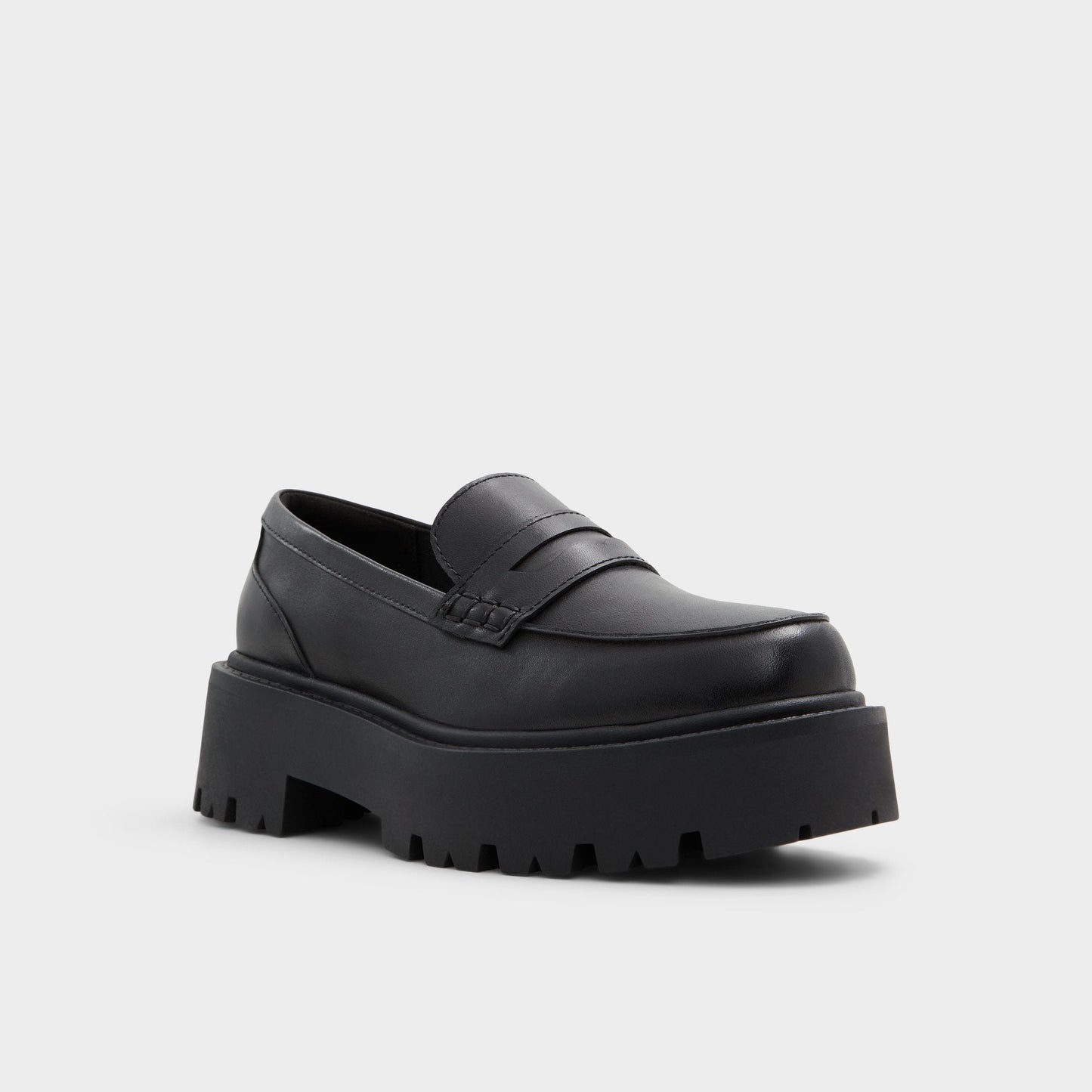 Cadaycia in Xt Black - Loafer, Lug sole - Black