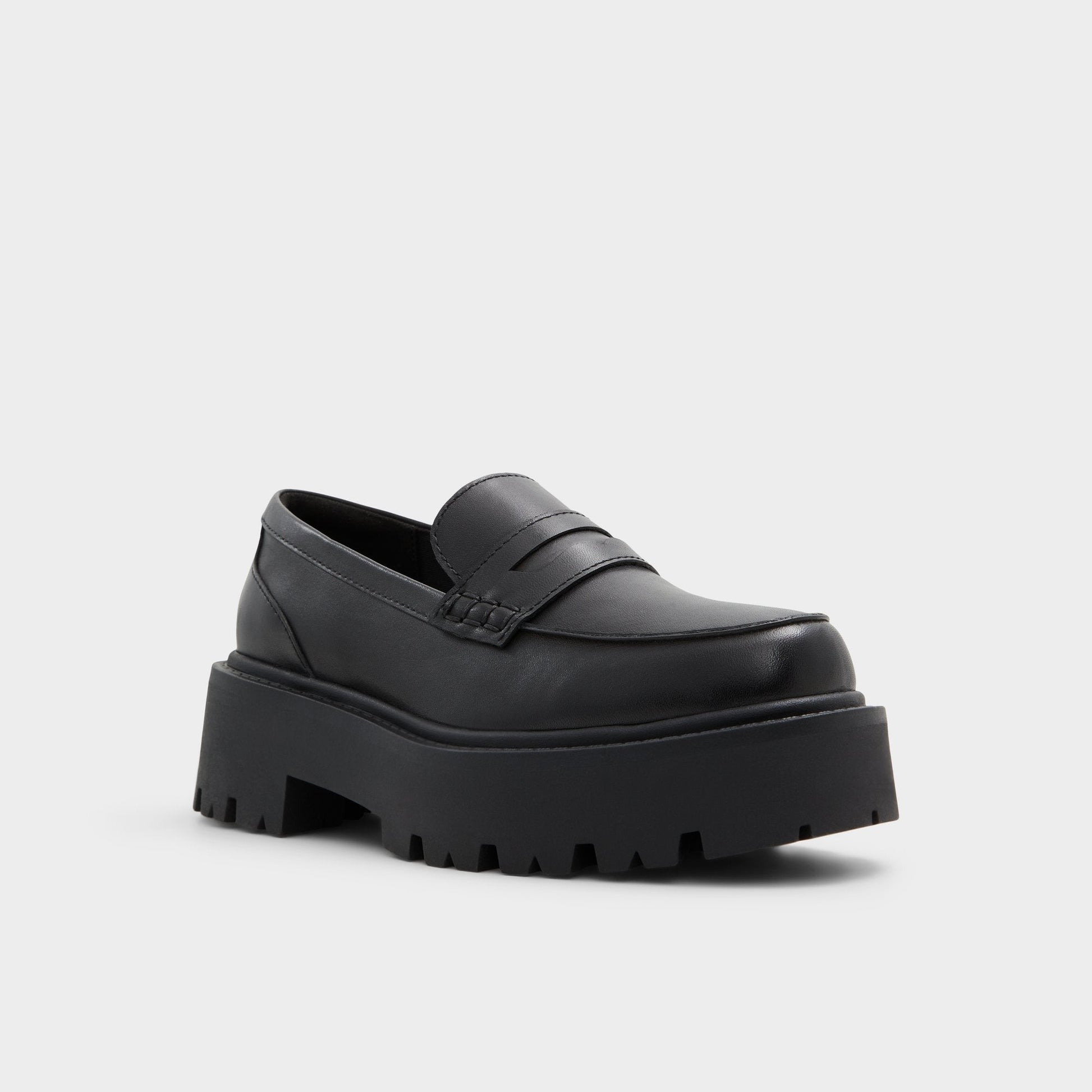 Cadaycia in Xt Black - Loafer, Lug sole - Black