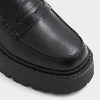 Cadaycia in Xt Black - Loafer, Lug sole - Black