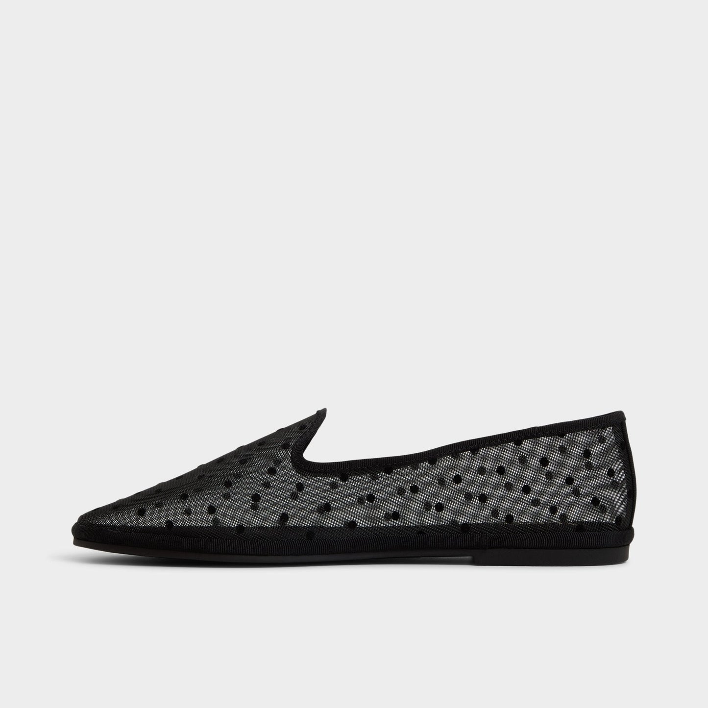 Aurabelle Black Textile Mesh Women's Loafers & Oxfords - Loafer - Black