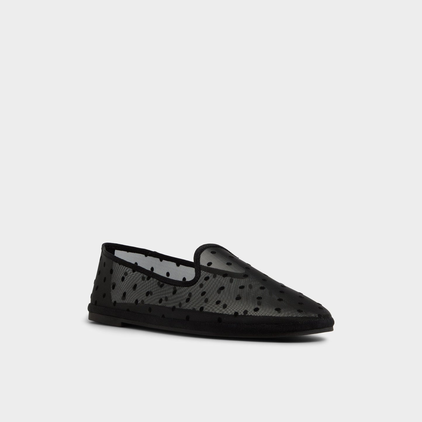Aurabelle Black Textile Mesh Women's Loafers & Oxfords - Loafer - Black