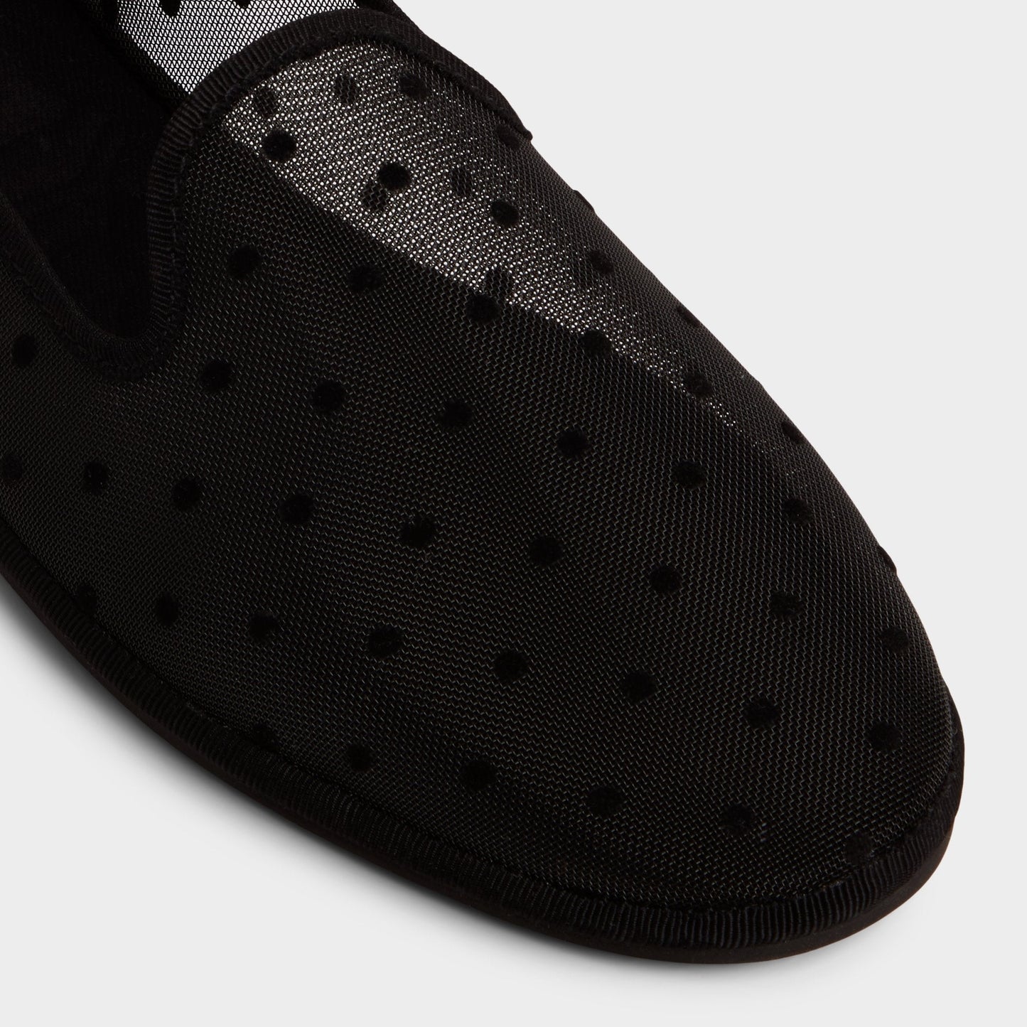 Aurabelle Black Textile Mesh Women's Loafers & Oxfords - Loafer - Black