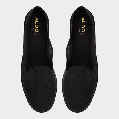Aurabelle Black Textile Mesh Women's Loafers & Oxfords - Loafer - Black