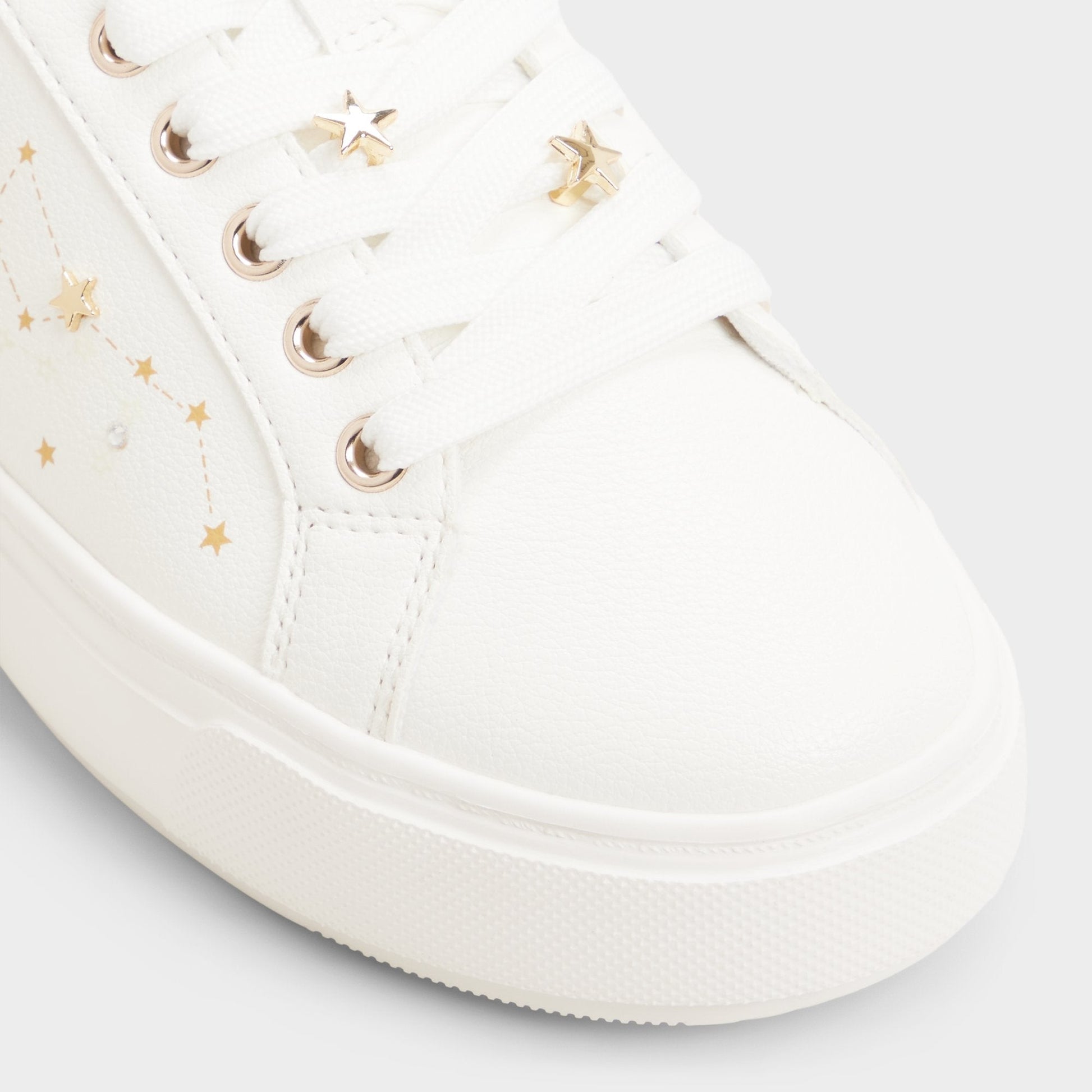 Starbright in White - Sneaker, Cup sole - White