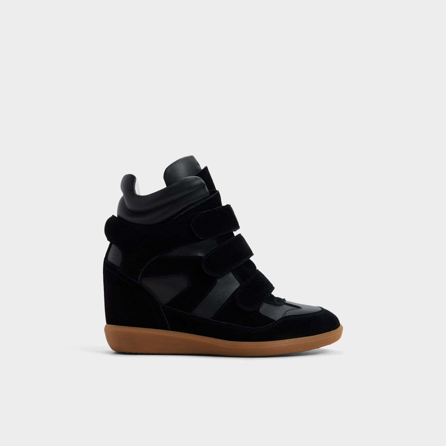 Bellissamo in Black - Wedge sneaker, Wedge heel - Black