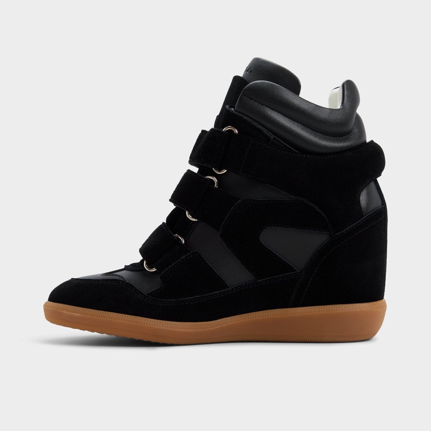 Bellissamo in Black - Wedge sneaker, Wedge heel - Black