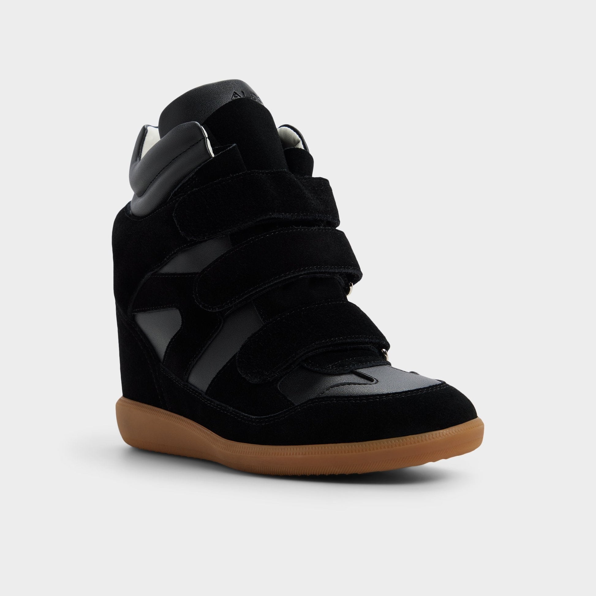 Bellissamo in Black - Wedge sneaker, Wedge heel - Black