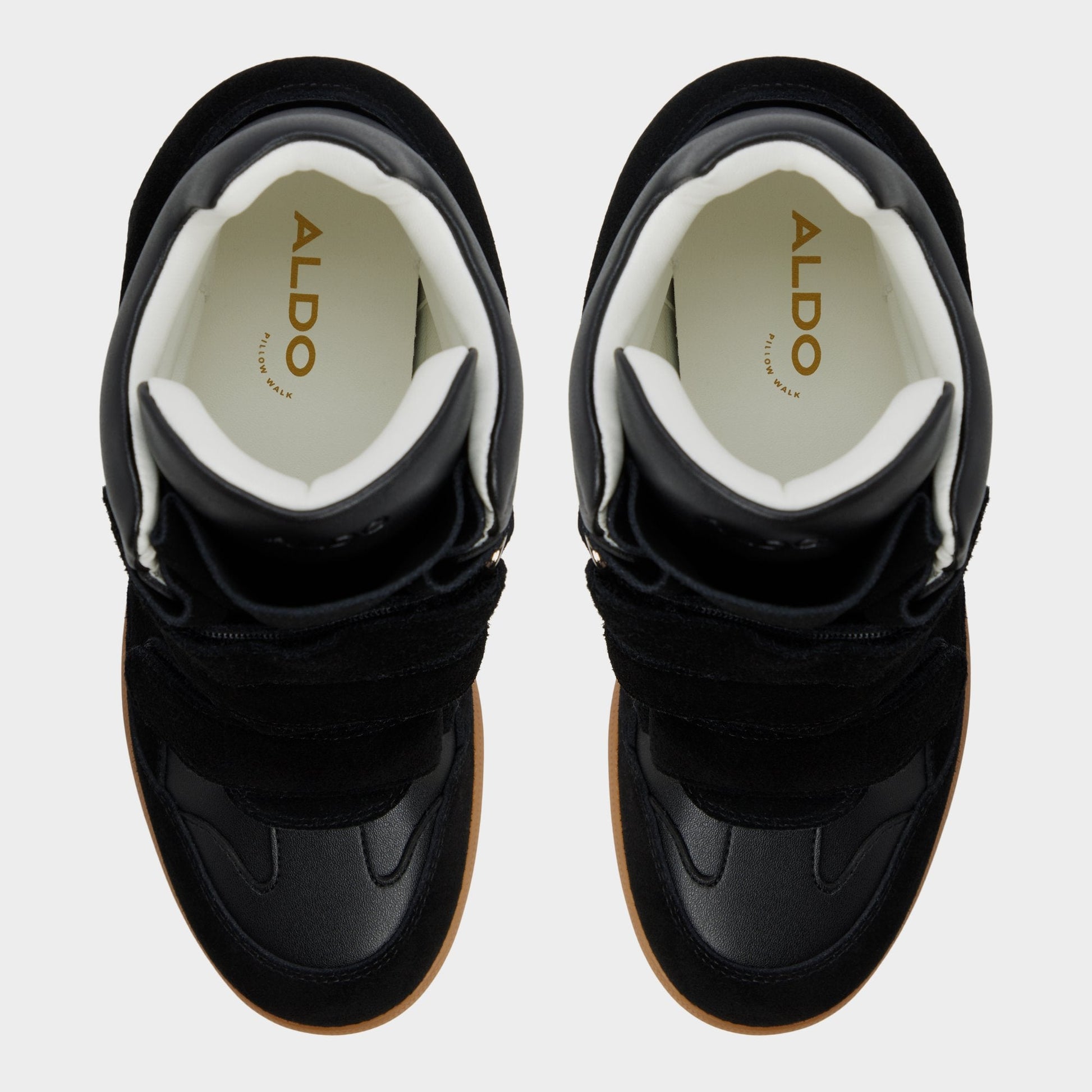 Bellissamo in Black - Wedge sneaker, Wedge heel - Black