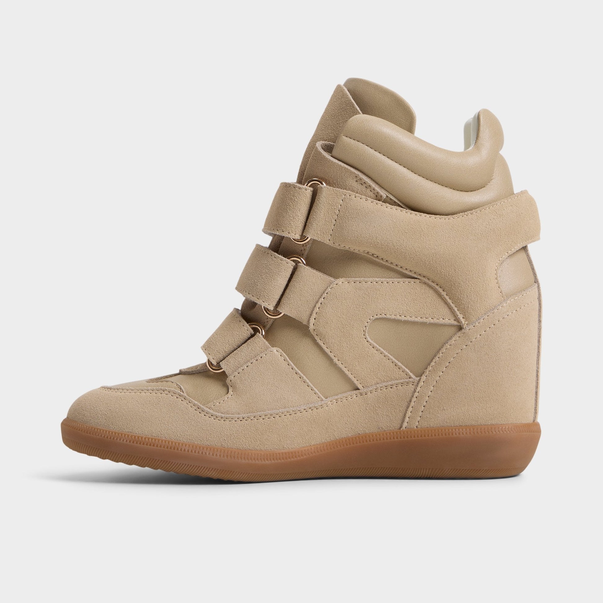 Bellissamo in Sand - Wedge sneaker, Wedge heel - Sand