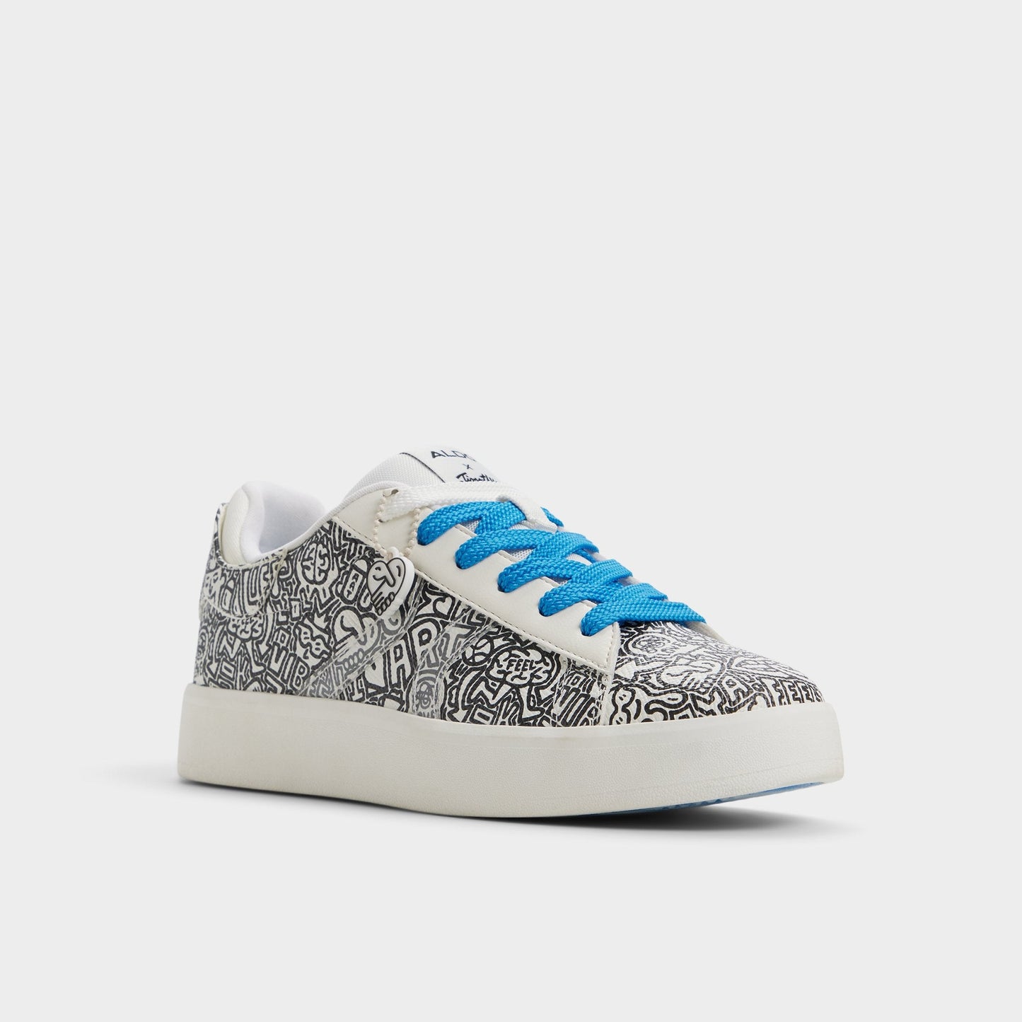 Timothy in Goodman White Black14038432 - Low top sneaker, Cup sole - White/Black