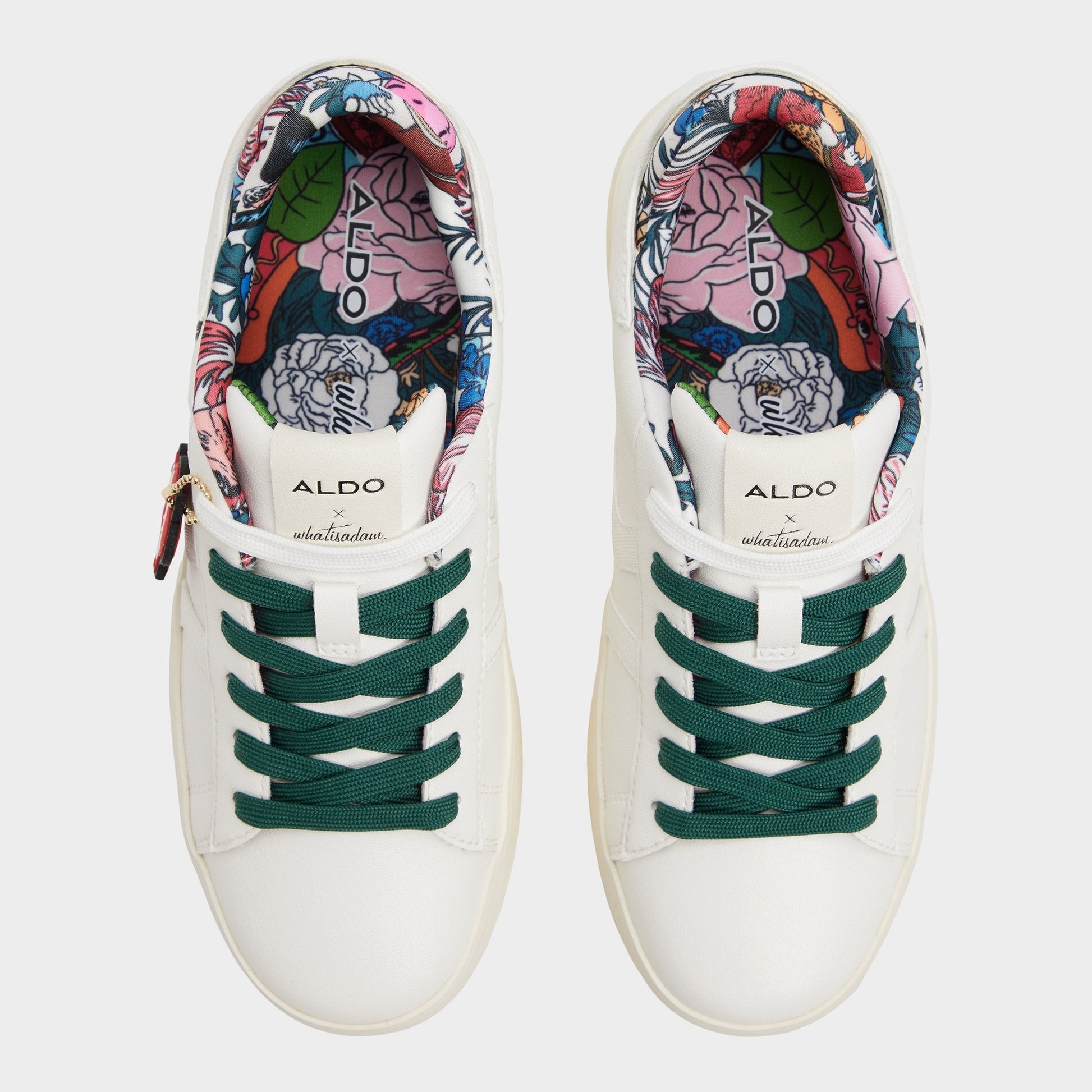 Whatisadam in White Multi 14038437 - Low top sneaker, Cup sole - White Multi