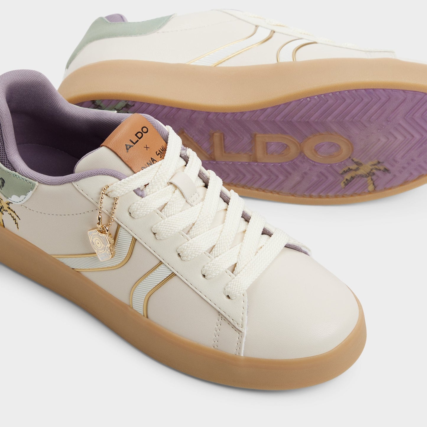 Dina in Sami Pastel Multi14038439 - Women's low top sneaker, Cup sole - Pastel multi