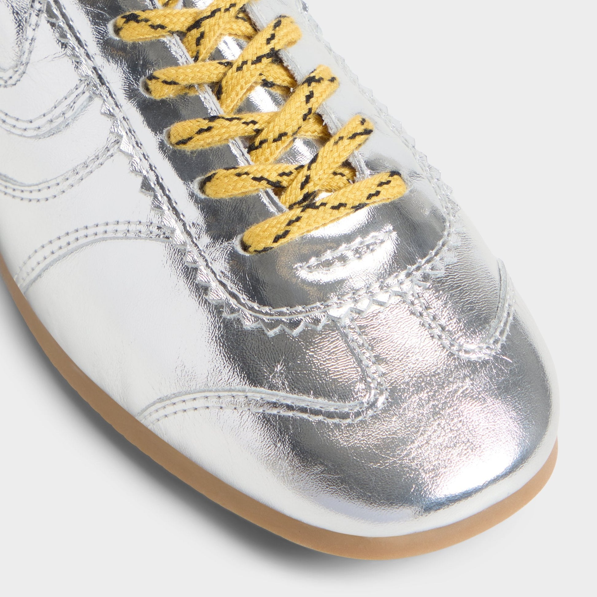Adrelya in Silver - Jogger sneaker, Jogger sole - Silver